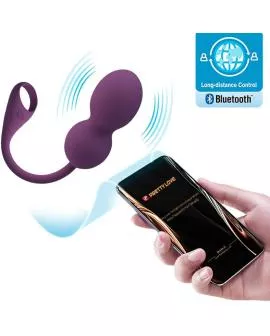 Pretty Love - Elvira Kegel-Bälle mit App-Fernbedienung Lila