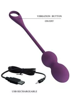 Pretty Love - Elvira Kegel-Bälle mit App-Fernbedienung Lila