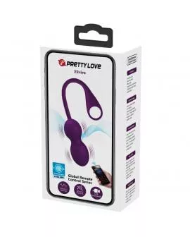Pretty Love - Elvira Kegel-Bälle mit App-Fernbedienung Lila