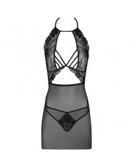 LIVCO CORSETTI FASHION - MALVIAMI LC 90625 HEMD + HOSE SCHWARZ