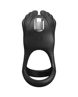 Pretty Love Silas Vibrant Penisring - 7 Vibrationen Schwarzes Silikon