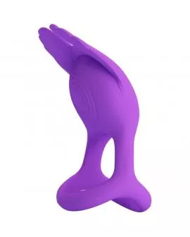 PRETTY LOVE - SILAS VIBRANT PENIS RING 7 VIBRATIONEN LILA SILIKON