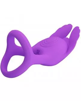 PRETTY LOVE - SILAS VIBRANT PENIS RING 7 VIBRATIONEN LILA SILIKON