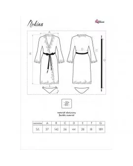 Livco Corsetti Fashion - Nokina LC XG055 Kleid + Höschen Schwarz