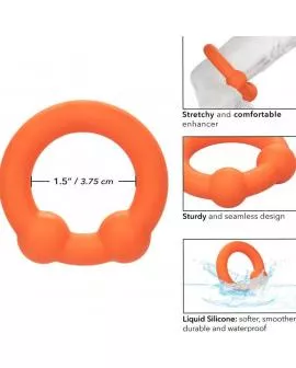 Calexotics Alpha Dual Ball Ring Orange - Erotik