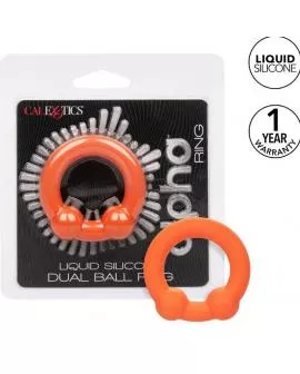 Calexotics Alpha Dual Ball Ring Orange - Erotik