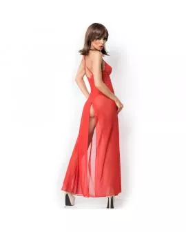 Chilirose CR 3883 - Langer roter Babydoll Erotik