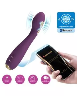Pretty Love - Hector Electroshock Vibrator App-Steuerung Lila