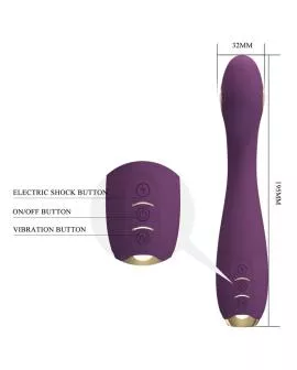 Pretty Love - Hector Electroshock Vibrator App-Steuerung Lila