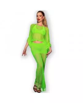 CHILIROSE - CR 4666 TOP & ROCK GRÜN S/M