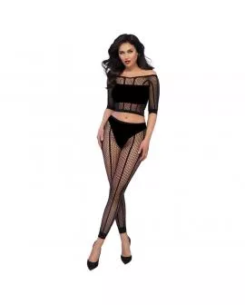 CHILIROSE - CR 4647 TOP & LEGGINS SCHWARZ S/M