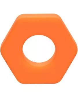 CALEXOTICS - ALPHA PROLONG SEXAGON RING ORANGE