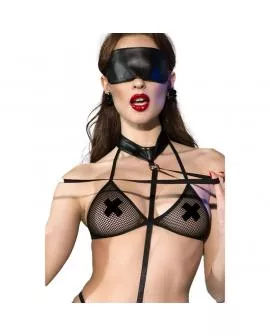 CHILIROSE - CR 4492 SET FETISCH SCHWARZ 