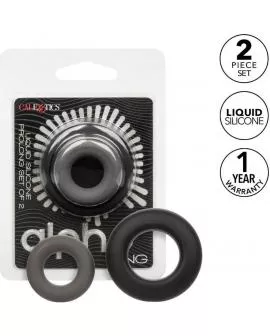CALEXOTICS - ALPHA PROLONG SET MIT 2 RINGEN GRAU