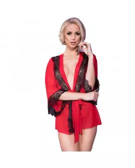 CHILIROSE CR 4113 Pegnoir Rot - Erotisches Negligé