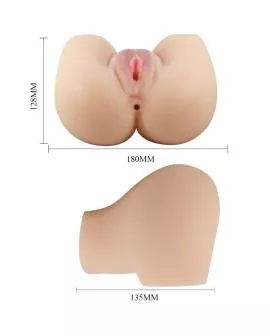 CRAZY BULL - REALISTISCHER VAGINA- UND ANUS-MILA-VIBRATOR
