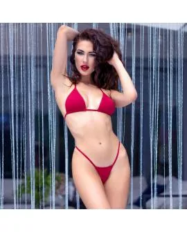 CHILIROSE - CR 4449 BIKINI-SET ROT S/M