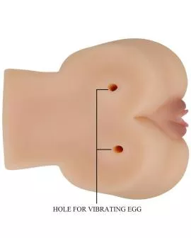 CRAZY BULL - REALISTISCHER VAGINA- UND ANUS-KYLIE-VIBRATOR