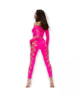 CHILIROSE CR 4632 - Top & Hose Pink Größe L
