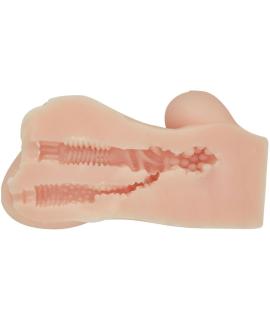 CRAZY BULL - REALISTISCHER VAGINA- UND ANUS-VIBRATOR HANNAH