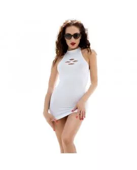 CHILIROSE - CR 4434 Weißes Erotik-Kleid