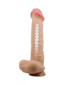 PRETTY LOVE - SLIDING SKIN SERIES REALISTISCHER DILDO MIT SLIDING SKIN SAUNAPF FLEISCH 26 CM