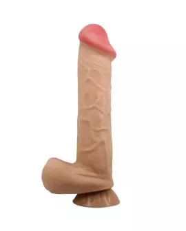 PRETTY LOVE - SLIDING SKIN SERIES REALISTISCHER DILDO MIT SLIDING SKIN SAUNAPF FLEISCH 26 CM