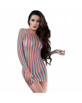 CHILIROSE - CR 4334 KLEID MEHRFARBIG S/M