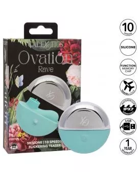 CALEXOTICS - OVATION RAVE STIMULATOR AQUA GREEN