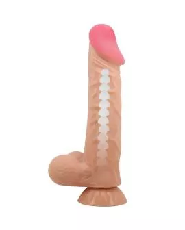 PRETTY LOVE - SLIDING SKIN SERIES REALISTISCHER DILDO MIT SLIDING SKIN SAUGNAPF 24 CM