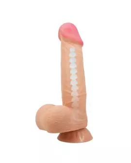 PRETTY LOVE - SLIDING SKIN SERIES REALISTISCHER DILDO MIT GLEITENDEM HAUT-SAUGNAP 21,8 CM
