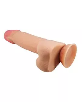 PRETTY LOVE - SLIDING SKIN SERIES REALISTISCHER DILDO MIT GLEITENDEM HAUT-SAUGNAP 21,8 CM