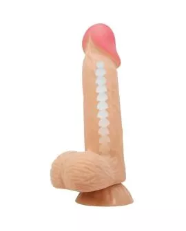 PRETTY LOVE - SLIDING SKIN SERIES REALISTISCHER DILDO MIT GLEITENDEM HAUT-SAUGNAP 20,6 CM