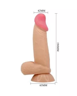 Pretty Love - Sliding Skin Dildo Saugnapf 19,4 cm