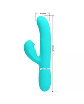 Pretty Love - Perlita 3-in-1 G-Punkt-Vibrator Aqua Grün