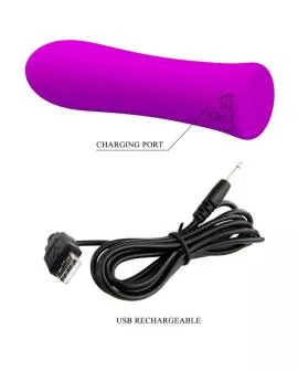 PRETTY LOVE - ALFREDA SUPER POWER VIBRATOR VIOLET