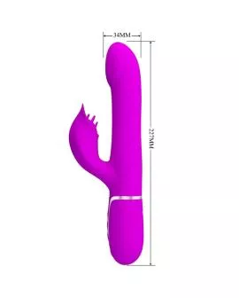 Pretty Love Rabbit Vibrator mit Perlen - Violett