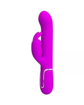 Pretty Love Coale Hasenvibrator mit Perlen - Violett
