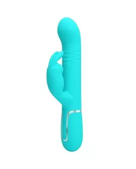 PRETTY LOVE - COALE RABBIT VIBRATOR PERLEN AQUAGRÜN