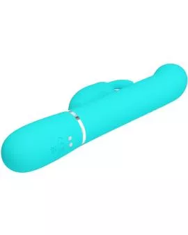 PRETTY LOVE - COALE RABBIT VIBRATOR PERLEN AQUAGRÜN