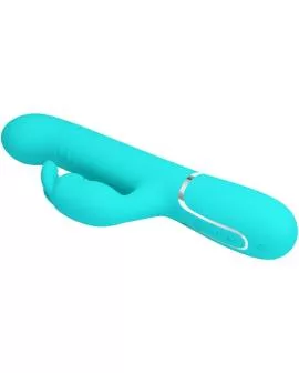 PRETTY LOVE - COALE RABBIT VIBRATOR PERLEN AQUAGRÜN