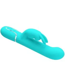 PRETTY LOVE - COALE RABBIT VIBRATOR PERLEN AQUAGRÜN