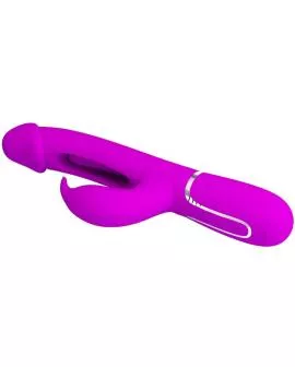 Pretty Love - Dejon Hasenvibrator 3-in-1 Multifunktions Fuchsia