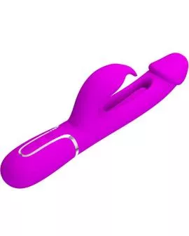 Pretty Love - Dejon Hasenvibrator 3-in-1 Multifunktions Fuchsia