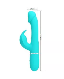 Pretty Love Dejon 3-in-1 Hasenvibrator - Aquagrün