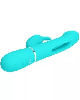 Pretty Love Dejon 3-in-1 Hasenvibrator - Aquagrün