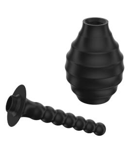 MR PLAY - LEISTUNGSSTARKER VIBRATOR MIT FERNBEDIENUNG, ANALSTECKER, SCHWARZ