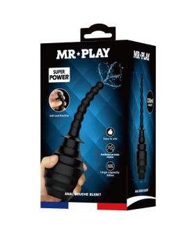 MR PLAY - LEISTUNGSSTARKER VIBRATOR MIT FERNBEDIENUNG, ANALSTECKER, SCHWARZ