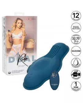 CALEXOTICS - RIDER MASSAGER DOPPELMOTOR FERNBEDIENUNG BLAU