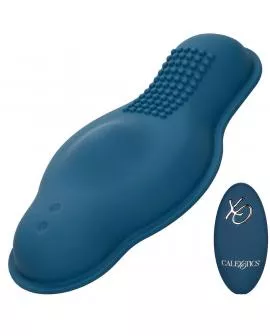 CALEXOTICS - RIDER MASSAGER DOPPELMOTOR FERNBEDIENUNG BLAU